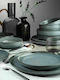 Porcelain Plates Pearl Mood Blue – Set 20 Pieces 24cm