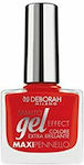 Deborah Milano Gel Effect Gloss Βερνίκι Νυχιών Μακράς Διαρκείας Κόκκινο 9 8.5ml