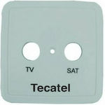 Tecatel TCP-02 Switch Cover White 12.004.0014