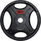 X-FIT Lux 39000 Set of Plates Rubber 1 x 20kg Ø28mm with Handles