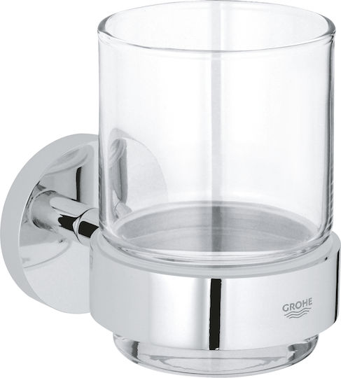 Grohe Επιτοίχια Ποτηροθήκη Essentials Chrome