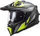 LS2 MX701 MATT TITAN H-V YELLOW Motorradhelm Ein-Aus ECE 22.05 KR4754