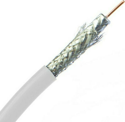 Matel Electronics Cablu Antenă Coaxial de sex masculin - Coaxial de sex feminin Alb 1m (1-MT011020238)