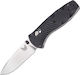 Benchmade Mini Barrage Pocket Knife Gray with Blade made of Steel in Sheath