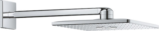 Grohe Rainshower Smartactive 310 Cube Τετράγωνη Κεφαλή Ντουζ 31x31cm με Βραχίονα 43cm