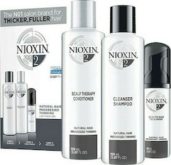 Nioxin Hydration 2 Haarpflegeset gegen Haarausfall mit Shampoo 3Stück