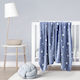 Kocoon Blanket Nursery Swaddling Blankets Glow Star Fleece Blue 80x110cm