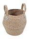Ankor Decorative Basket Wicker with Handles Natural 30x30x28cm