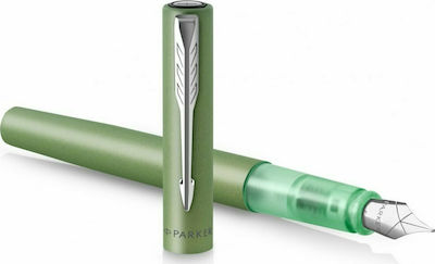 Parker Vector XL Schreibfeder Fein Grün mit Blau Tinte