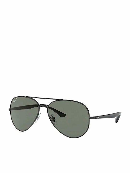 Ray Ban Unisex Γυαλιά Ηλίου με Μαύρο Μεταλλικό Σκελετό και Πράσινο