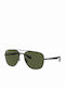 Ray Ban Unisex Sonnenbrille mit Schwarz Metall Gestell und Grün Linse RB3683 002/31