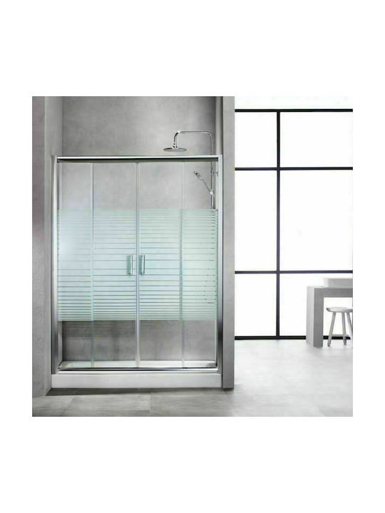 Tema Divider De Verandă Duș Cu Ușă Glisantă 160x180cm Serigrafato
