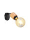 Globo Lighting Jorna Classic Lamp Wall with Socket E27 Black 8x9.5cm