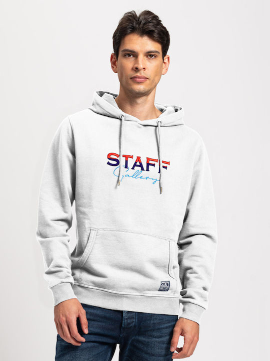 Staff Born Hanorac cu Glugă Alb