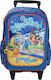 Sunce Looney Tunes School Bag Trolley Kindergarten Blue with Water Bottle Holder 16Liters