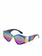 Dolce & Gabbana Women's Sunglasses with Multicolour Plastic Frame and Purple Mirror Lens DG4396 3327/P1