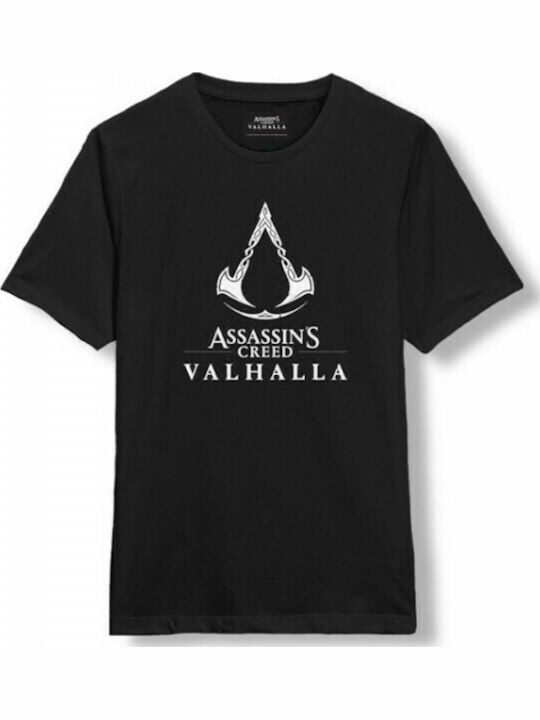 Ubisoft Assassin's Creed Valhalla T-shirt Assassin's Creed Μαύρο