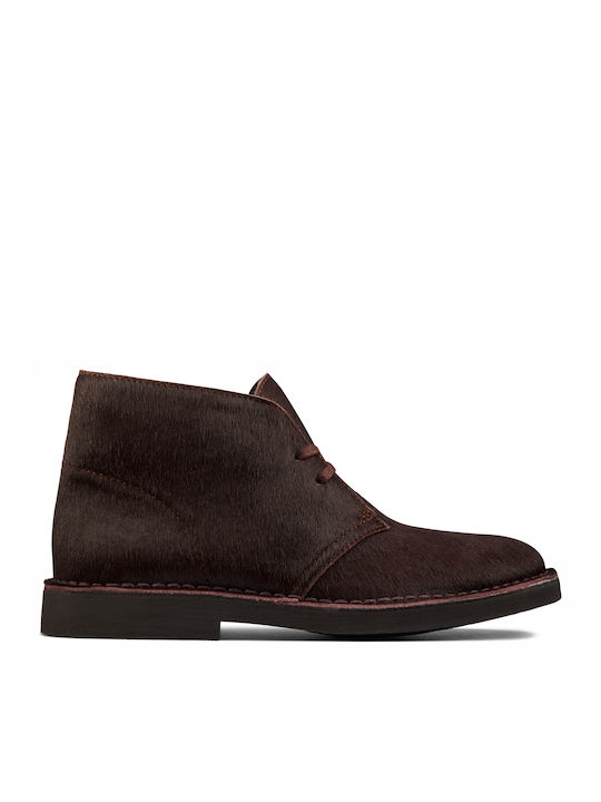 Desert Boot 2 Leather Women's Ankle Boots Burgundy