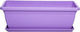 Micplast Mojito Planter Box Plastic Purple 40x20x17cm.