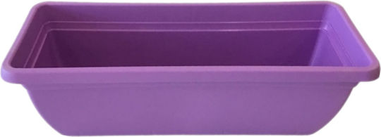Micplast Mojito Ζαρντινιέρα Πλαστική Μωβ 50x20x17εκ.