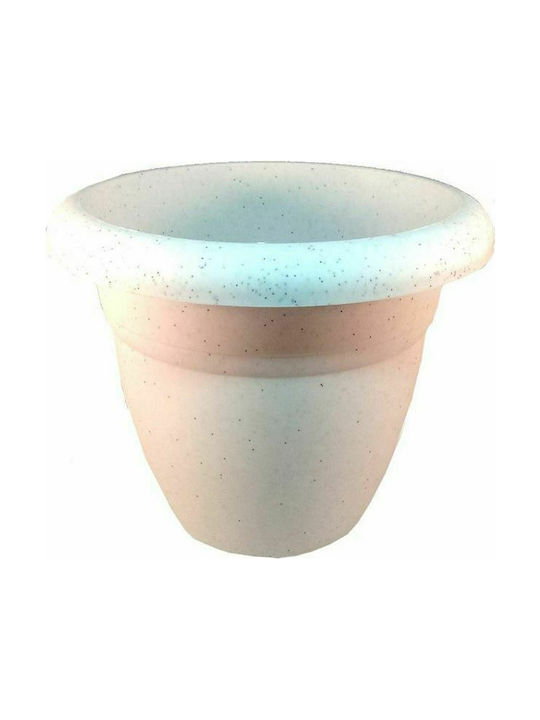 Micplast Νο 79 Flower Pot 24x20cm in Gray Color 018.012402