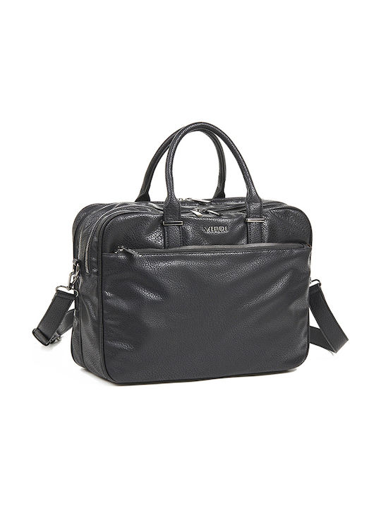 Verde Men's Briefcase Black