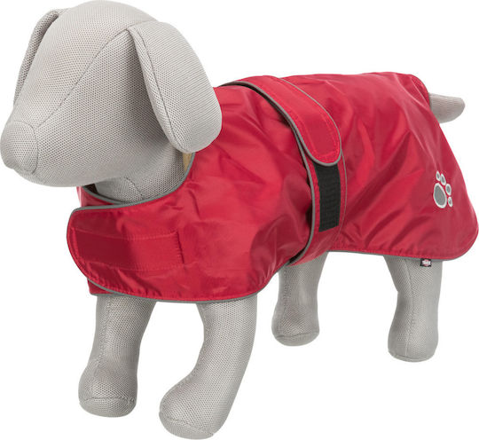 Trixie Orleans Red Fleece / Waterproof Dog Coat with 55cm Back Length