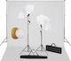 vidaXL Lighting Kit With Tripod