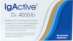 IgActive D3 Βιταμίνη για Ανοσοποιητικό 4000iu 60 μαλακές κάψουλες