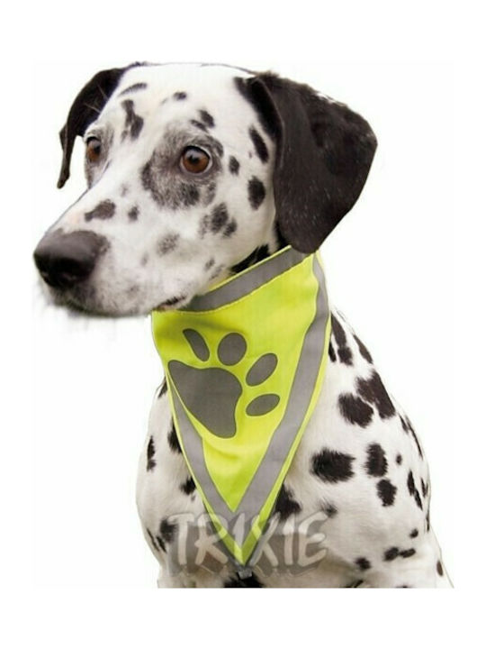 Trixie Dog Bandana Fluorescent Small/Medium in Yellow Color