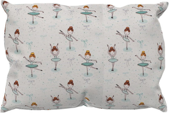 Dimcol Ballerina Kids Cotton Pillowcase 50x70cm 166 Green