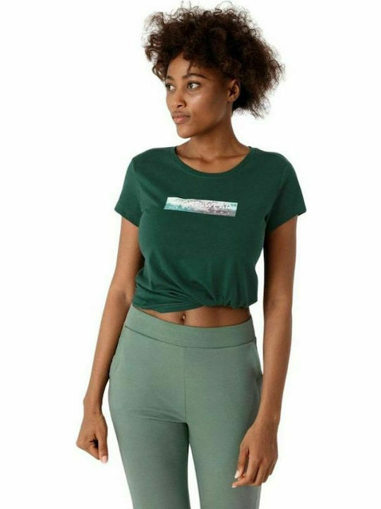 4F Damen T-shirt Grün