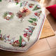 Gofis Home 984 Christmas Fabric Tablecloth Ornament L90xW90cm