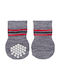 Trixie Socks Dog Non-Slip Socks Gray/Red Large/XLarge 2pcs in Gray Color