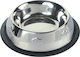 Trixie Edelstahl Schalen Futter & Wasser für Hund & Katze auf Basis von 2x 200ml 11cm in Silber Farbe
