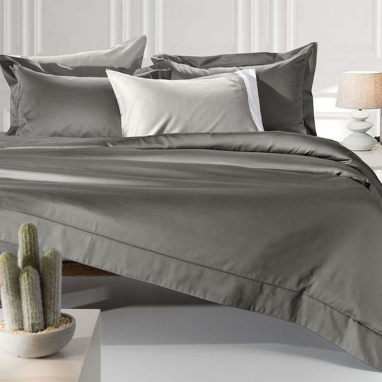 Guy Laroche Комплект Плик за Завивка Кинг Сайз с 2 Калъфки 245x255 Silky Антрацит