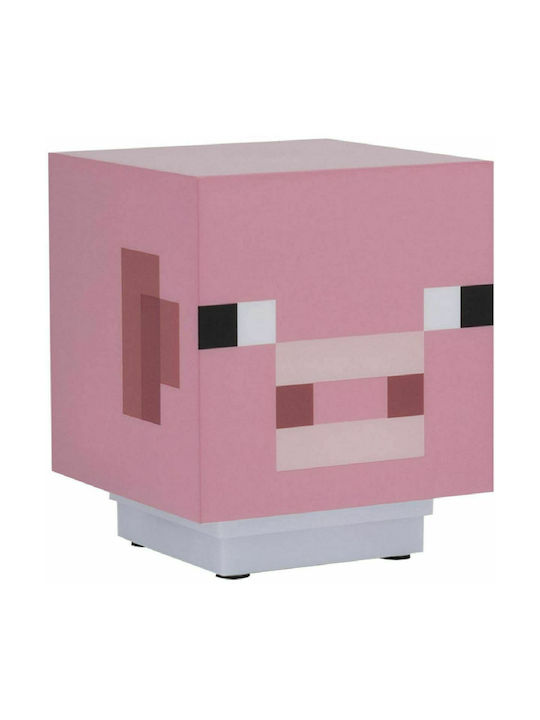 Paladone Led Παιδικό Διακοσμητικό Φωτιστικό Minecraft Pig Ροζ 11εκ.