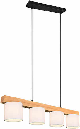 Trio Lighting Cameron Κρεμαστό Φωτιστικό Λευκό 75x150εκ. Trio Lighting Cameron Κρεμαστό Φωτιστικό Λευκό 75x150εκ.