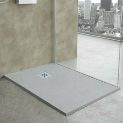 Karag Rectangular Artificial Stone Shower Cemento Pietra 70x100x2.5cm