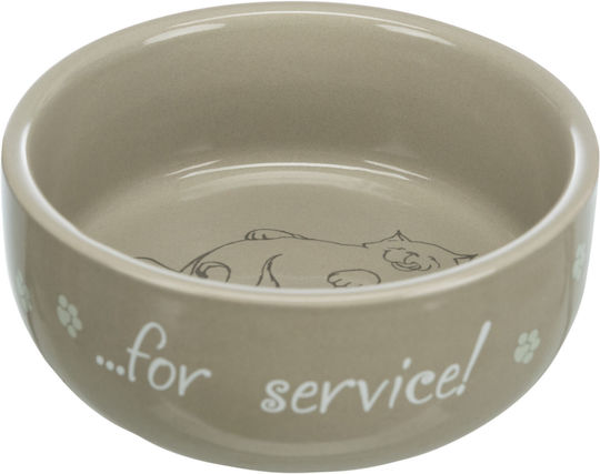 Trixie Bol Ceramica Pentru Mâncare Și Apă Pentru Pisică 300ml 11cm
