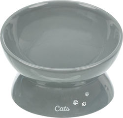Trixie Ergonomic Shape Keramik Katzennapf Gray für Futter & Wasser 350ml 17cm 24805