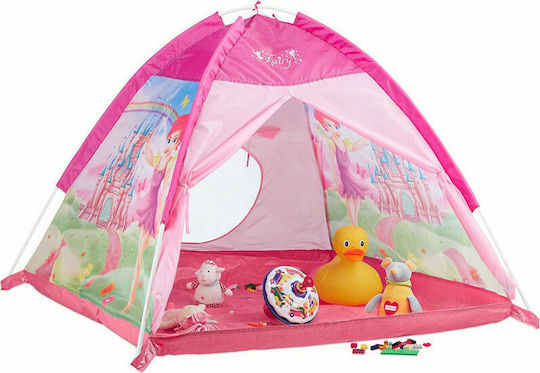 Relaxdays Kids Play Tent Fairy Castle Pink