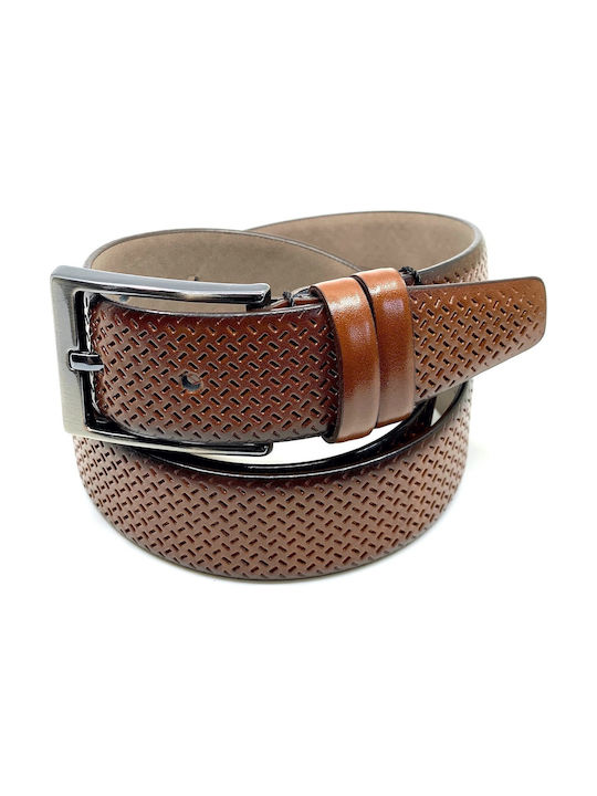 Legend Accessories 319 Men's Artificial Leather Belt Tabac Brown