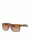 Ray Ban Justin Sunglasses with Brown Plastic Frame and Brown Gradient Lens RB4165 659413