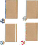 Next Flexi Patterns Notebook 96 Sheets A4 Ruled with Elastic (Μiscellaneous Designs/Colors) 02691------3