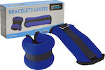 Sportifrance 044050 Neoprene Wrist & Ankle Weights 2 x 1kg Blue