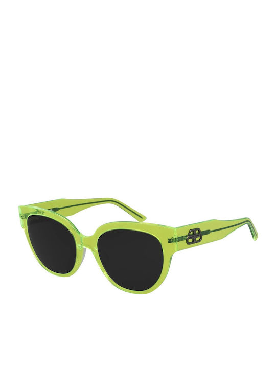 Balenciaga Damen Sonnenbrille mit Grün Kunststoff Gestell