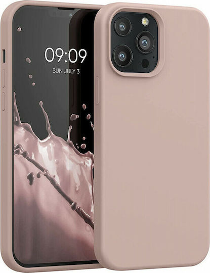 KWmobile Rubberized Back Cover Silicon roz închis (iPhone 13 Pro Max)