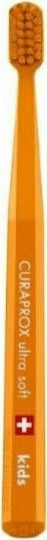 Curaprox Ultra Soft Παιδική Οδοντόβουρτσα για 4+ Χρονών Πορτοκαλί