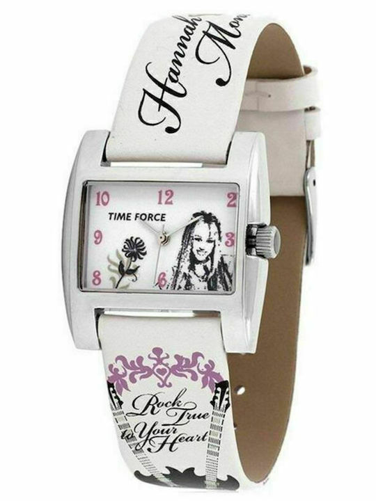 Time Force Παιδικό Αναλογικό Ρολόι 27mm Λευκό